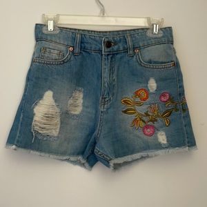top shop mom shorts